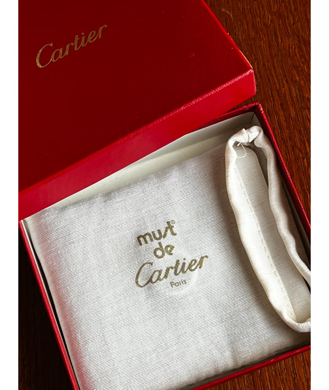 CARTIER Черный кошелек из лакированной кожи, фото 2