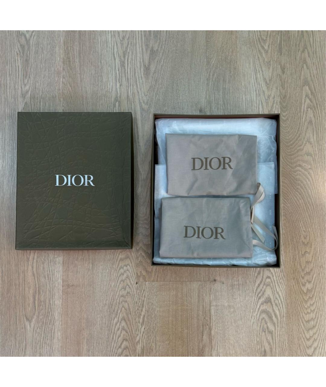 CHRISTIAN DIOR Черные резиновые сандалии, фото 5
