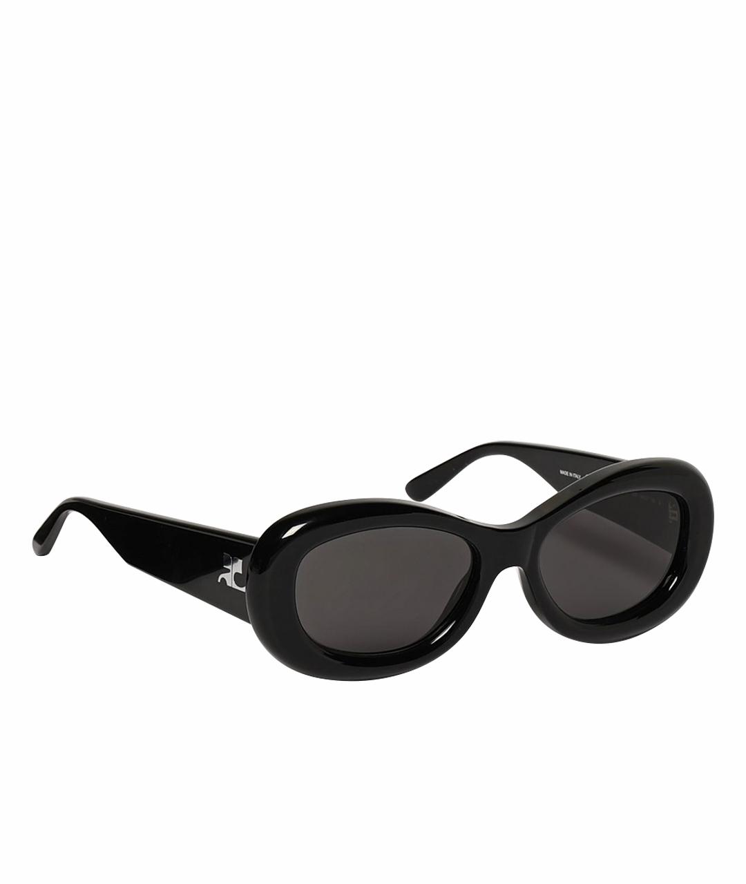 COURREGES Черные солнцезащитные очки, фото 1