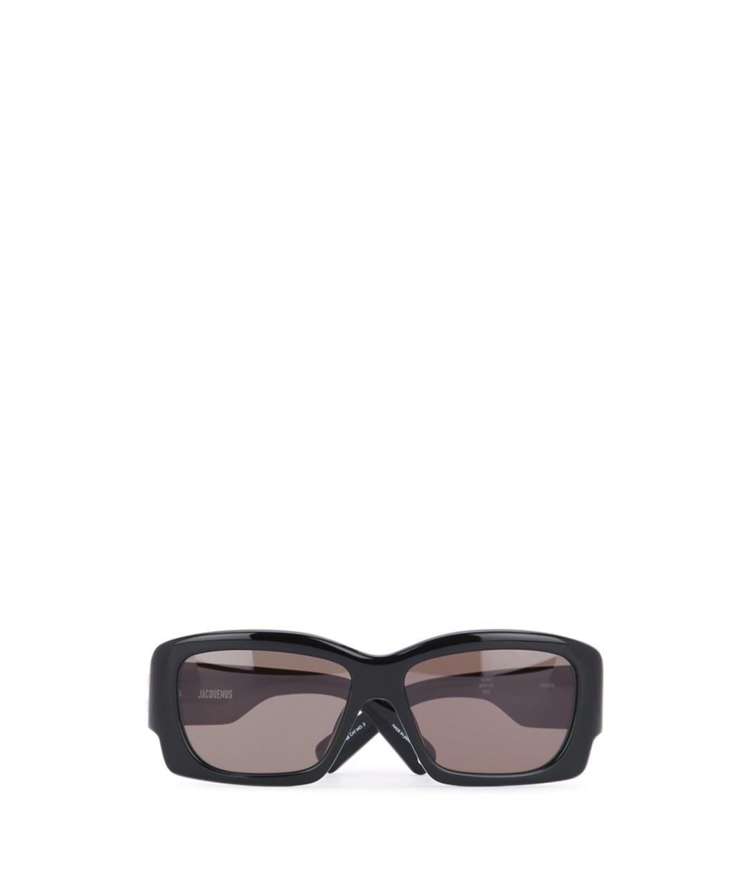 JACQUEMUS Черные пластиковые солнцезащитные очки, фото 2