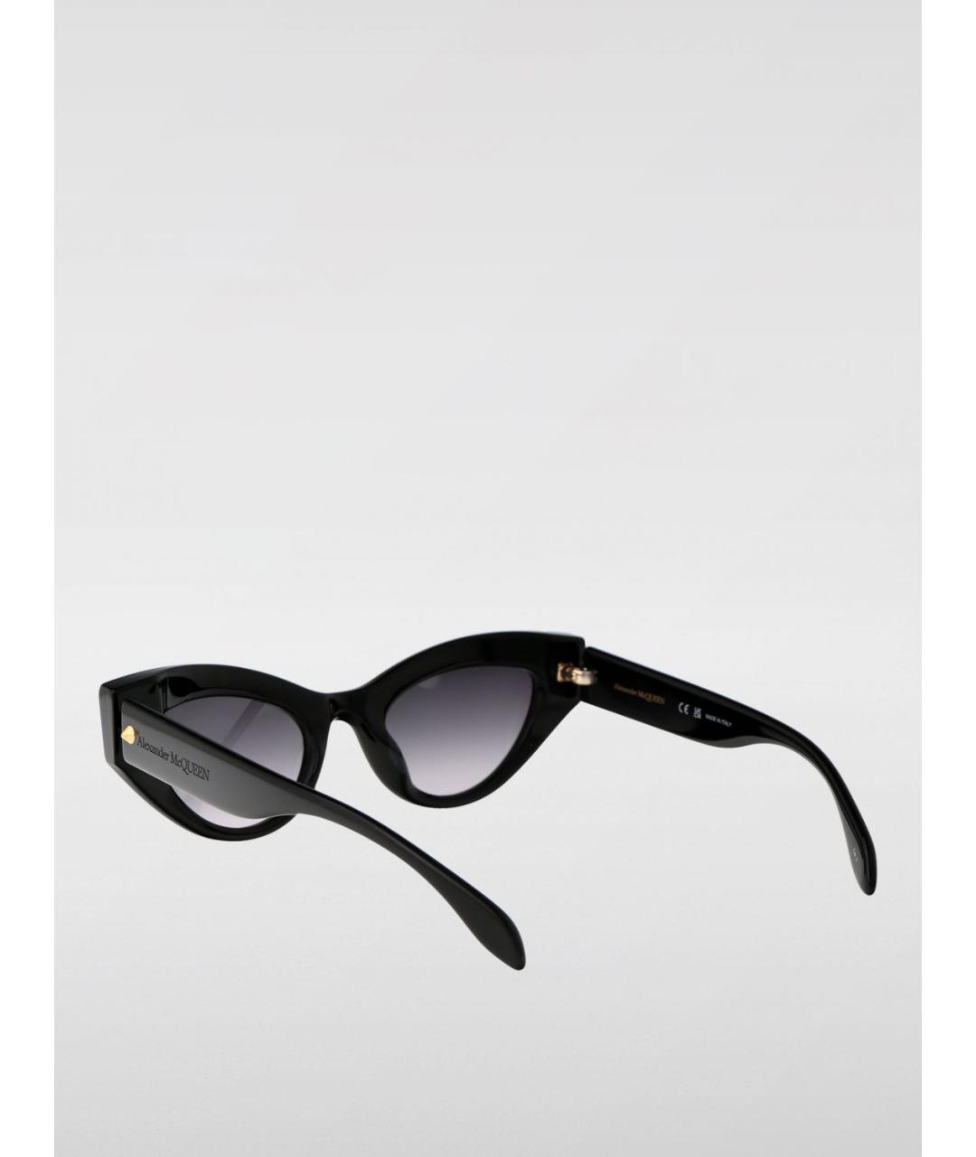 ALEXANDER MCQUEEN Черные солнцезащитные очки, фото 4