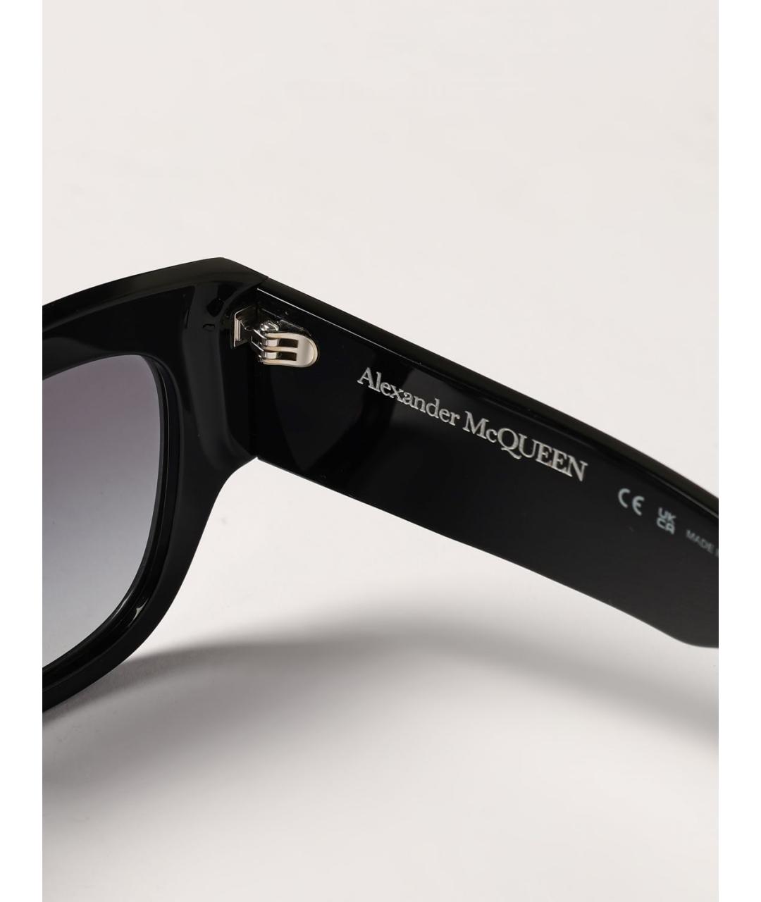 ALEXANDER MCQUEEN Черные солнцезащитные очки, фото 5