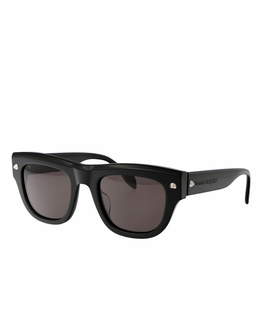 ALEXANDER MCQUEEN Черные солнцезащитные очки, фото 1