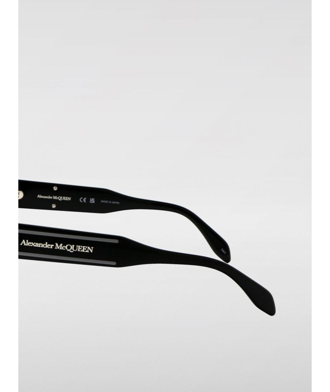 ALEXANDER MCQUEEN Черные солнцезащитные очки, фото 3