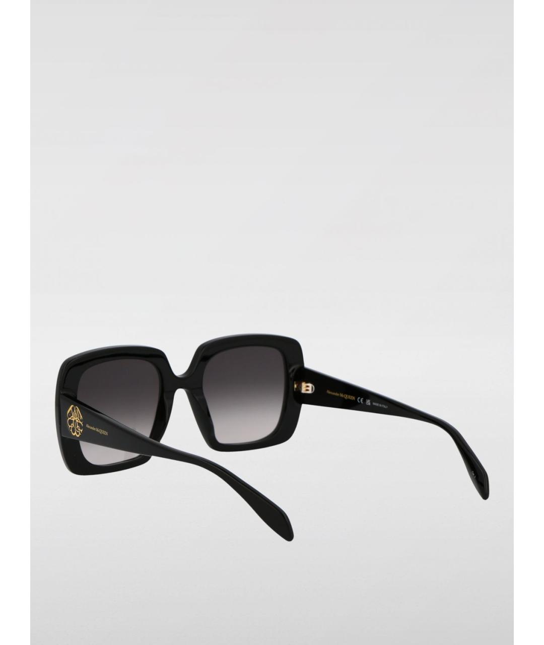 ALEXANDER MCQUEEN Черные солнцезащитные очки, фото 4