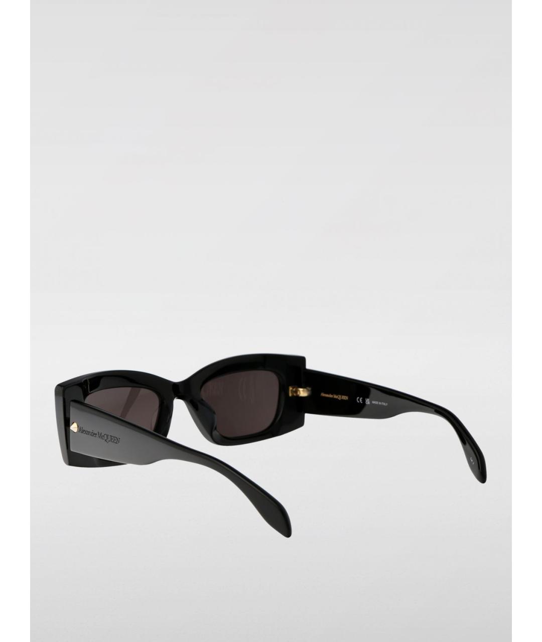ALEXANDER MCQUEEN Черные солнцезащитные очки, фото 4