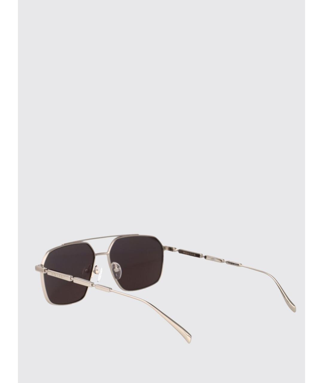ALEXANDER MCQUEEN Серебряные солнцезащитные очки, фото 3