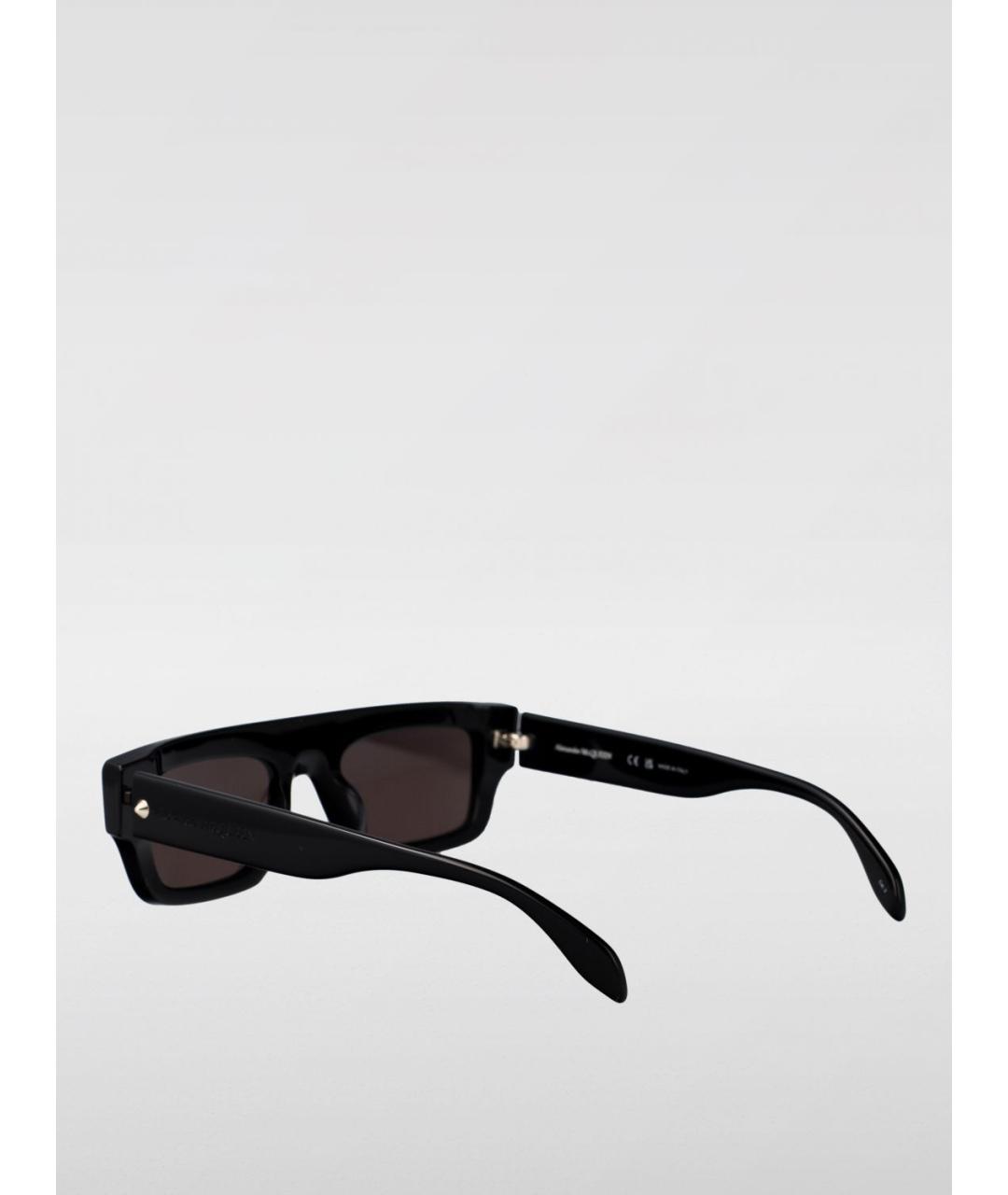 ALEXANDER MCQUEEN Черные солнцезащитные очки, фото 4