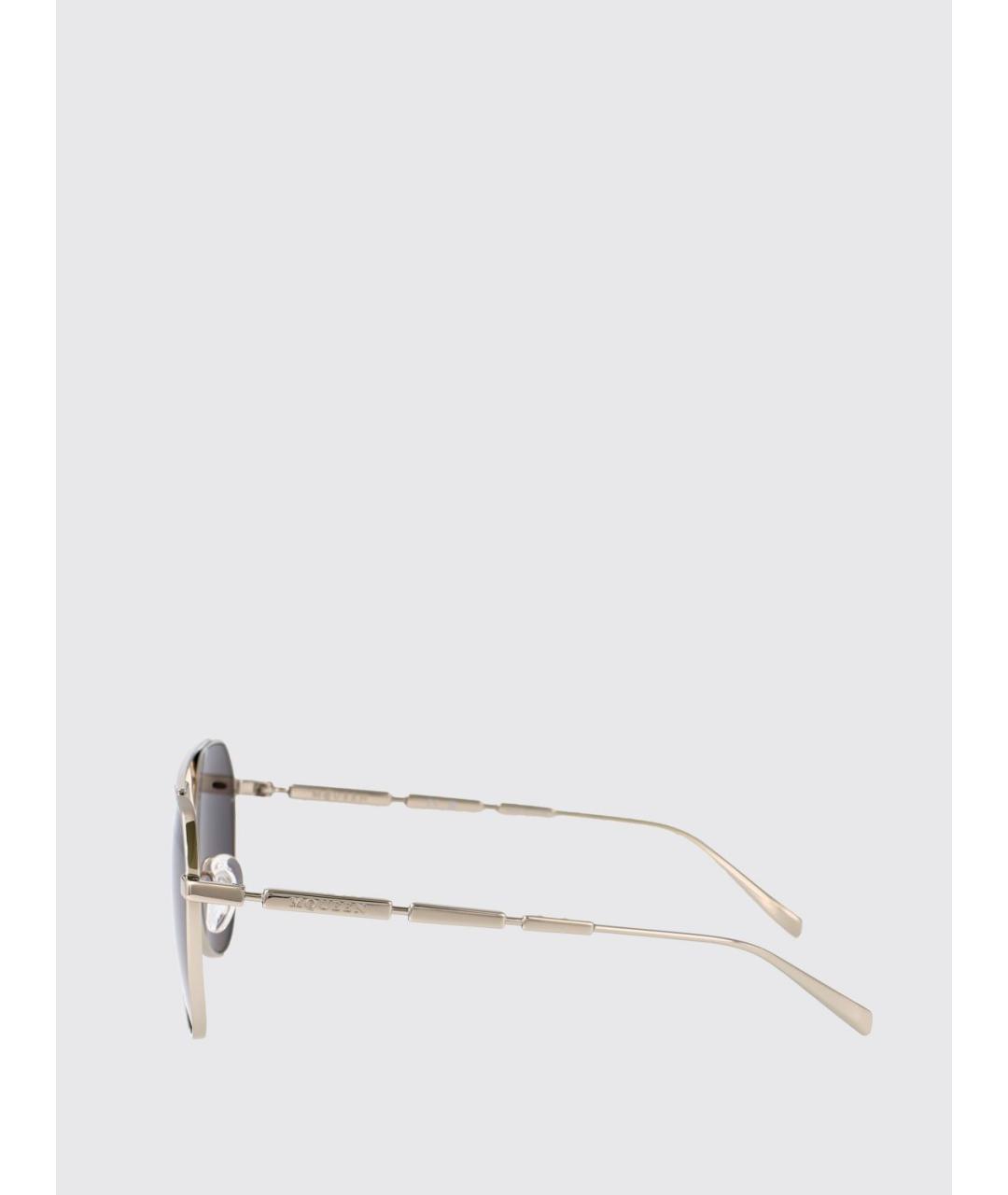 ALEXANDER MCQUEEN Серебряные солнцезащитные очки, фото 4