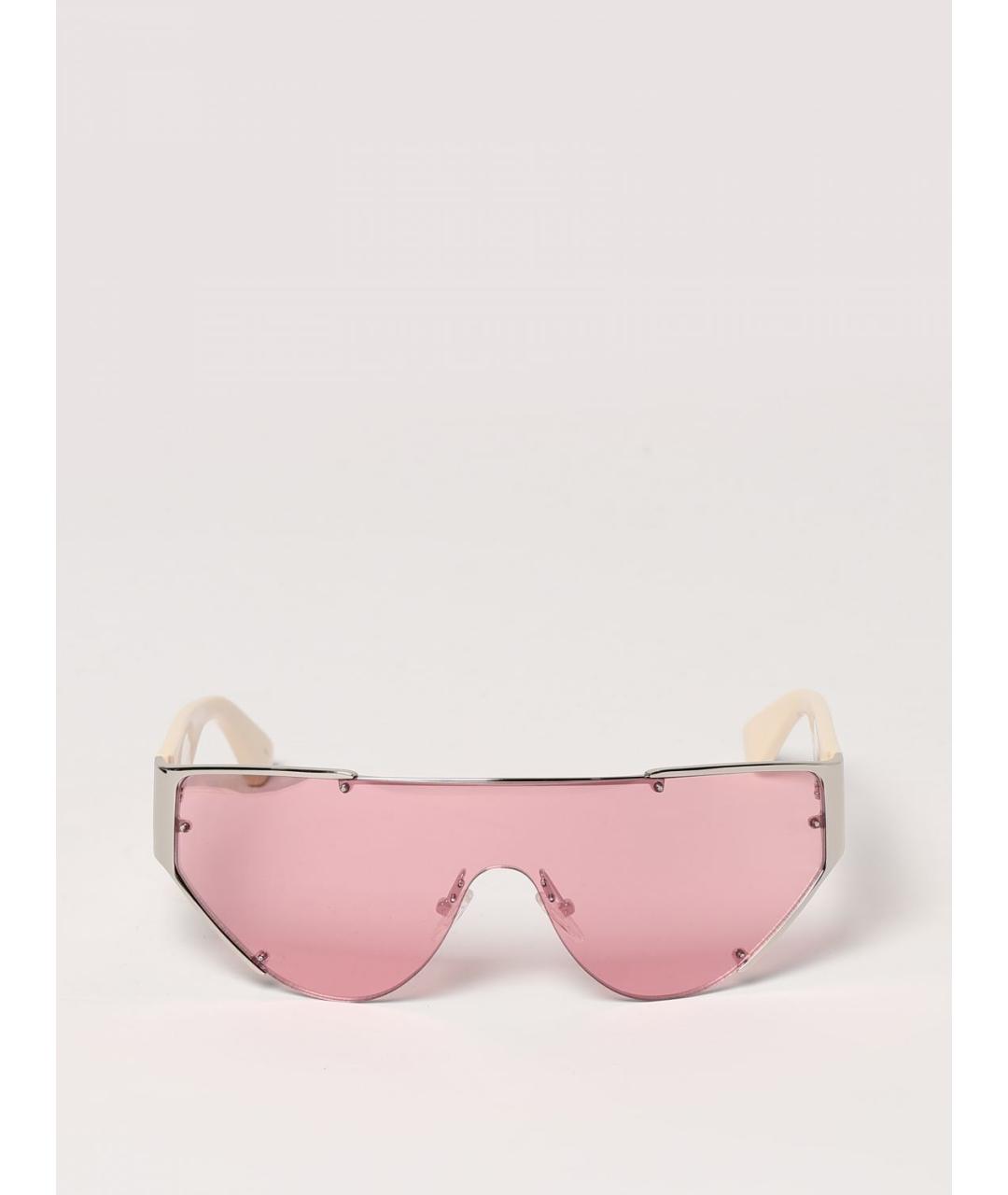 ALEXANDER MCQUEEN Серебряные солнцезащитные очки, фото 3