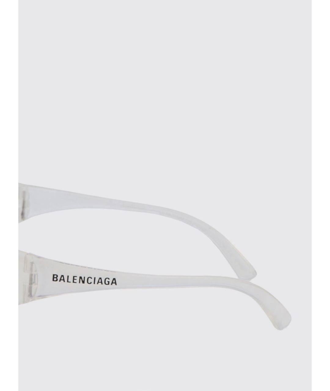 BALENCIAGA Белые солнцезащитные очки, фото 4