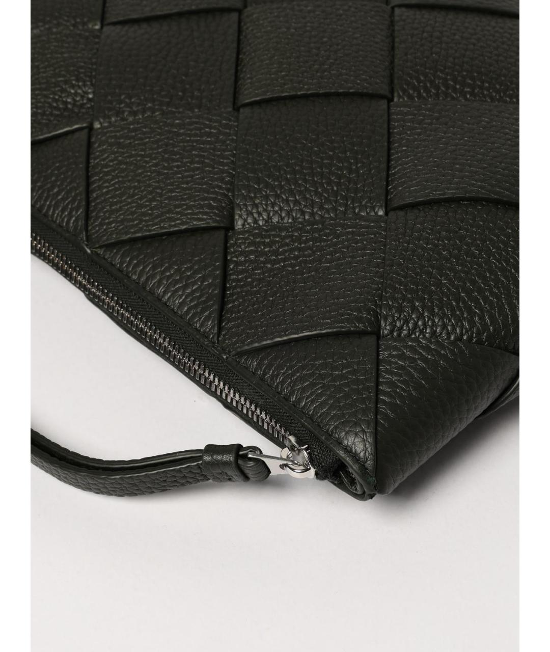 BOTTEGA VENETA Зеленая кожаная папка для документов, фото 4