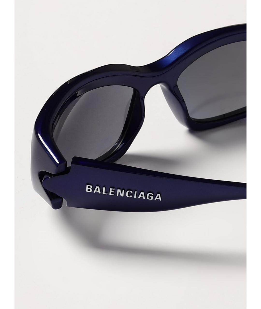 BALENCIAGA Синие солнцезащитные очки, фото 4