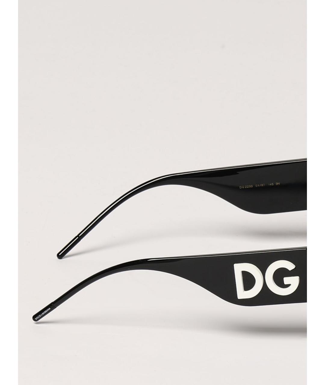 DOLCE&GABBANA Черные солнцезащитные очки, фото 4