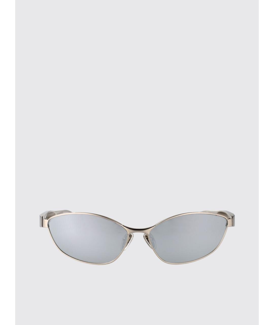 BALENCIAGA Серебряные солнцезащитные очки, фото 2