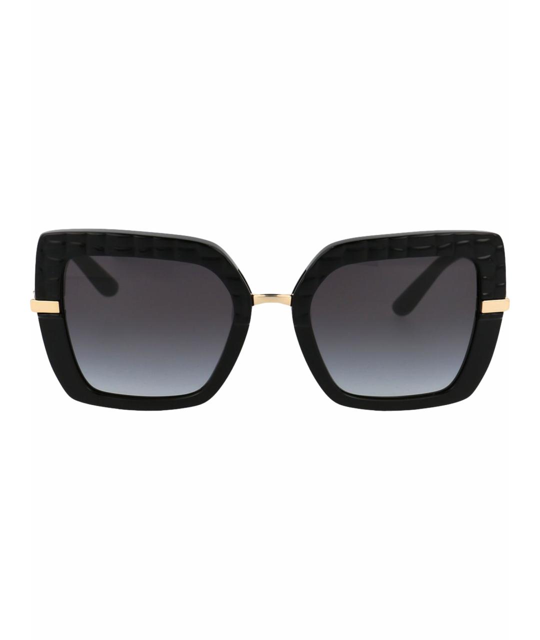 DOLCE&GABBANA Черные солнцезащитные очки, фото 1