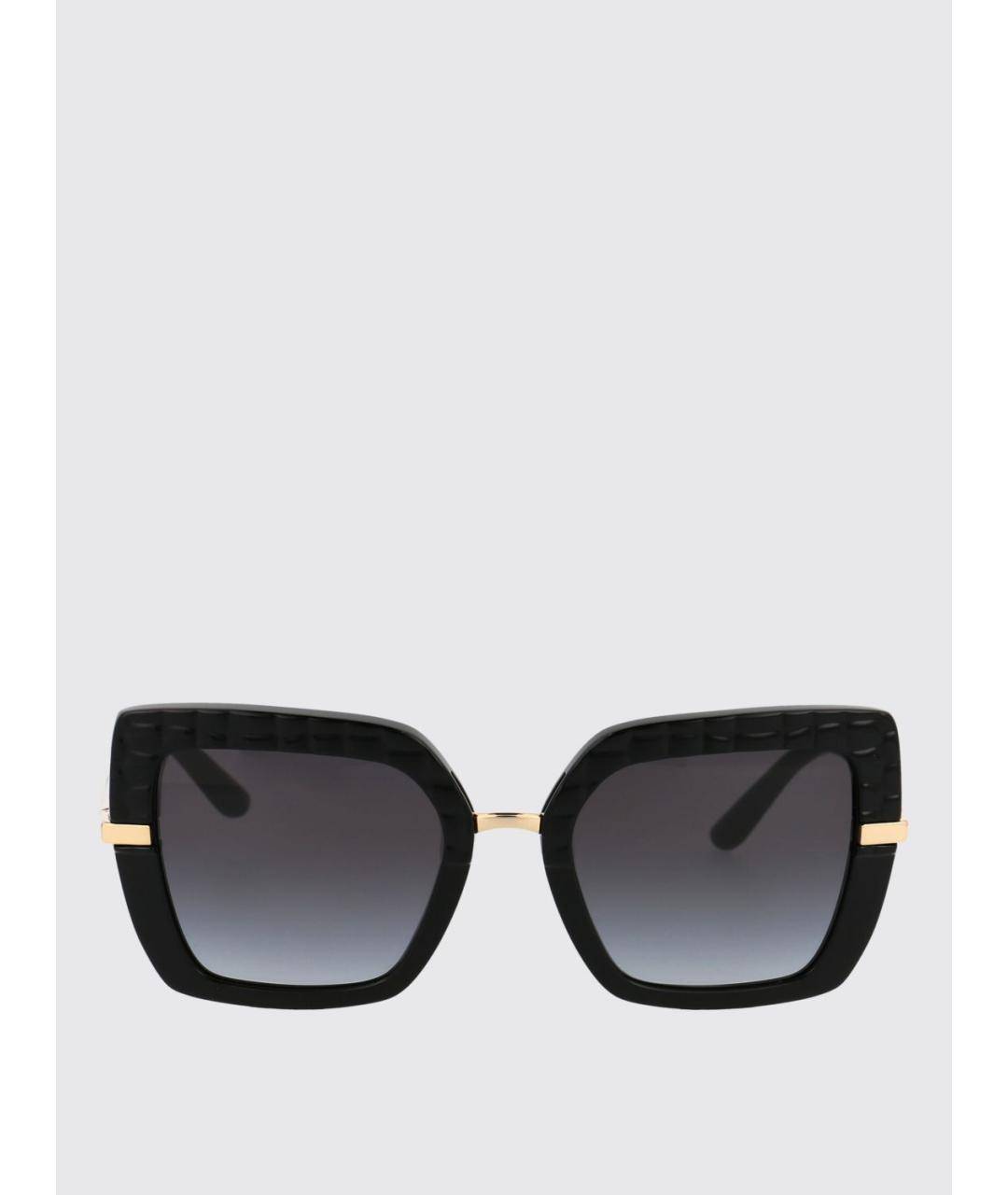 DOLCE&GABBANA Черные солнцезащитные очки, фото 2