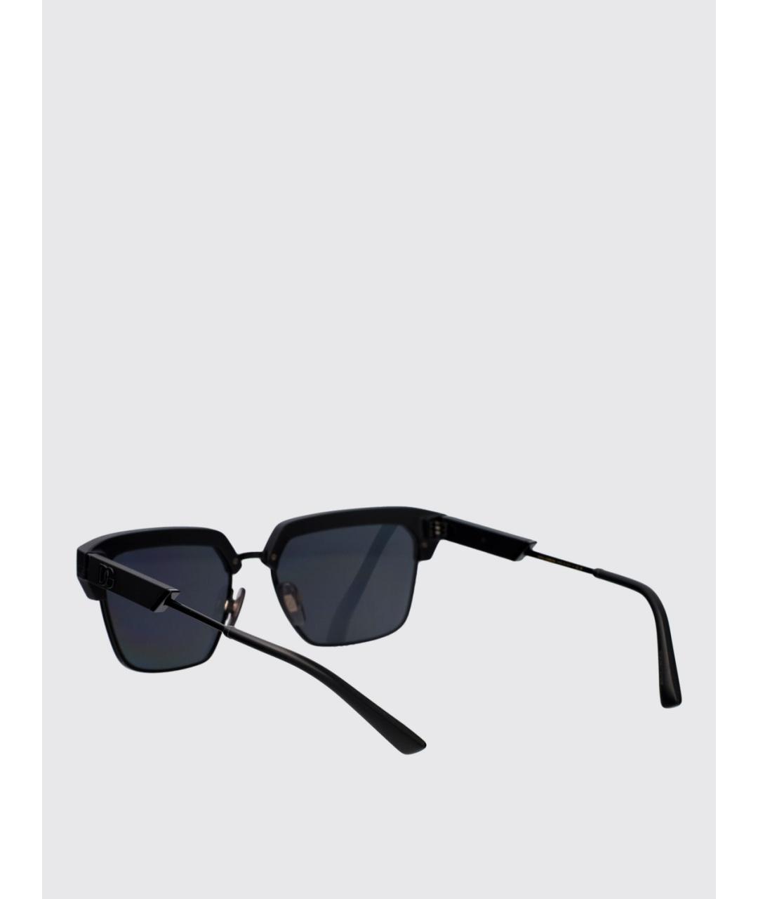 DOLCE&GABBANA Черные солнцезащитные очки, фото 3