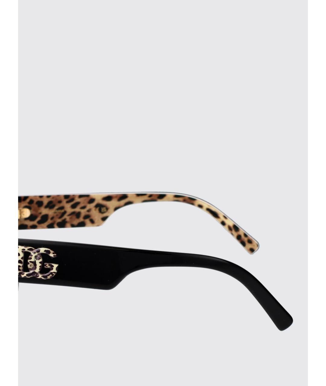 DOLCE&GABBANA Черные солнцезащитные очки, фото 4