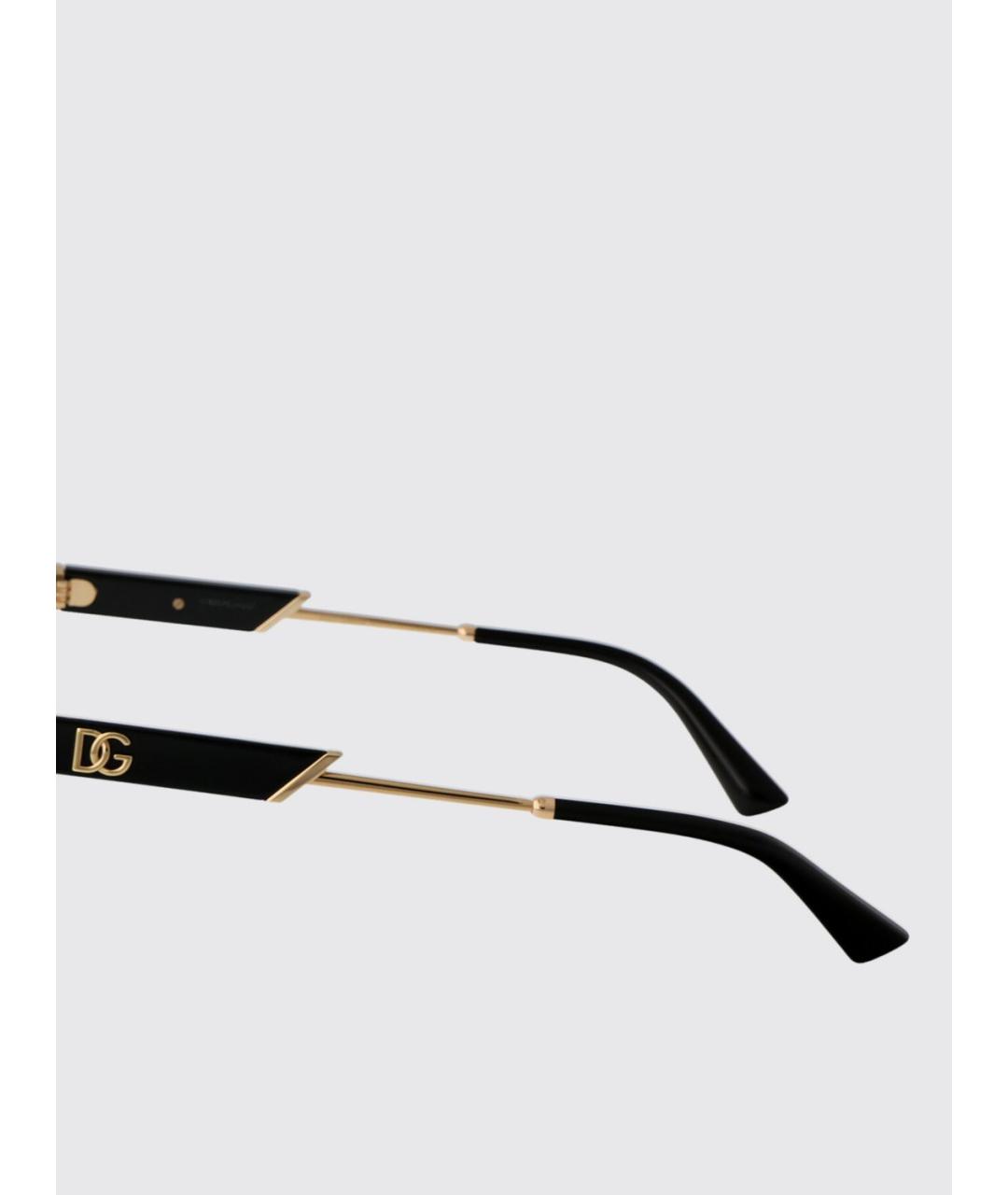 DOLCE&GABBANA Черные солнцезащитные очки, фото 4