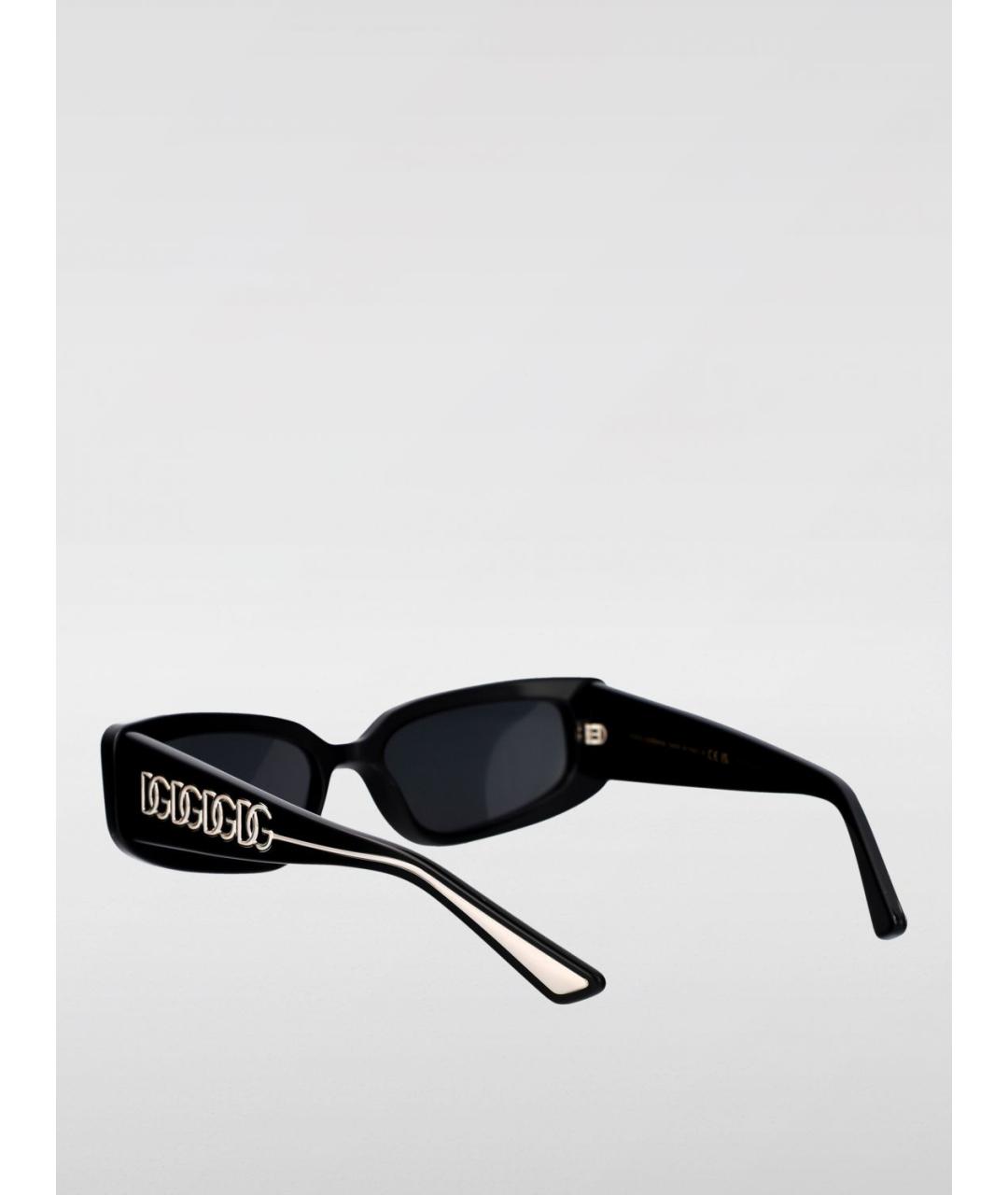 DOLCE&GABBANA Черные солнцезащитные очки, фото 4