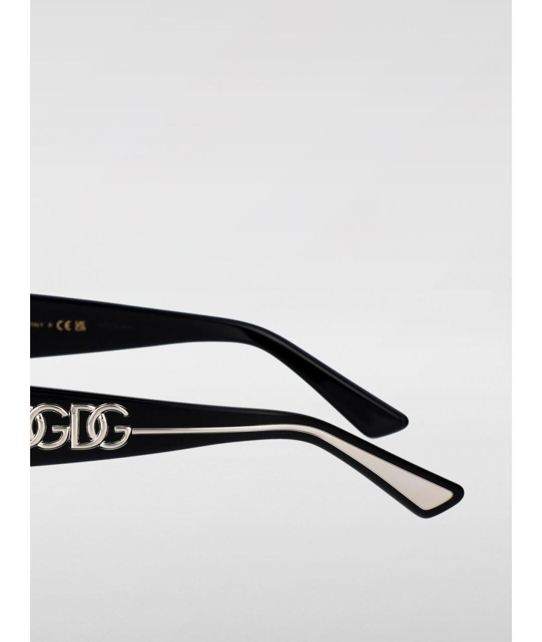 DOLCE&GABBANA Черные солнцезащитные очки, фото 3