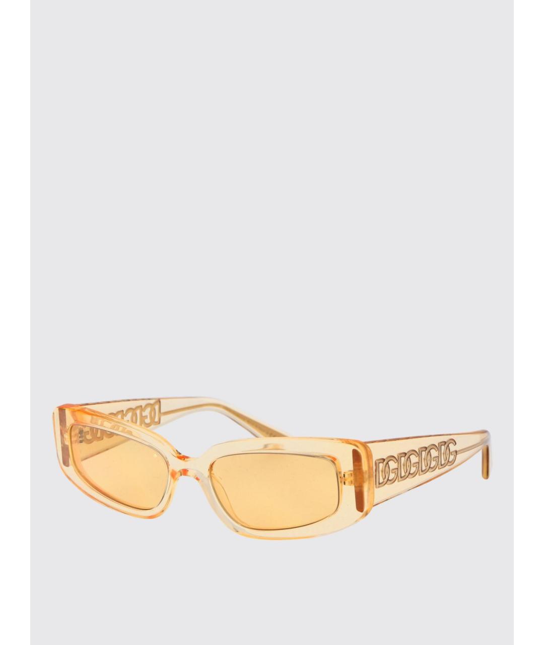 DOLCE&GABBANA Оранжевое солнцезащитные очки, фото 5