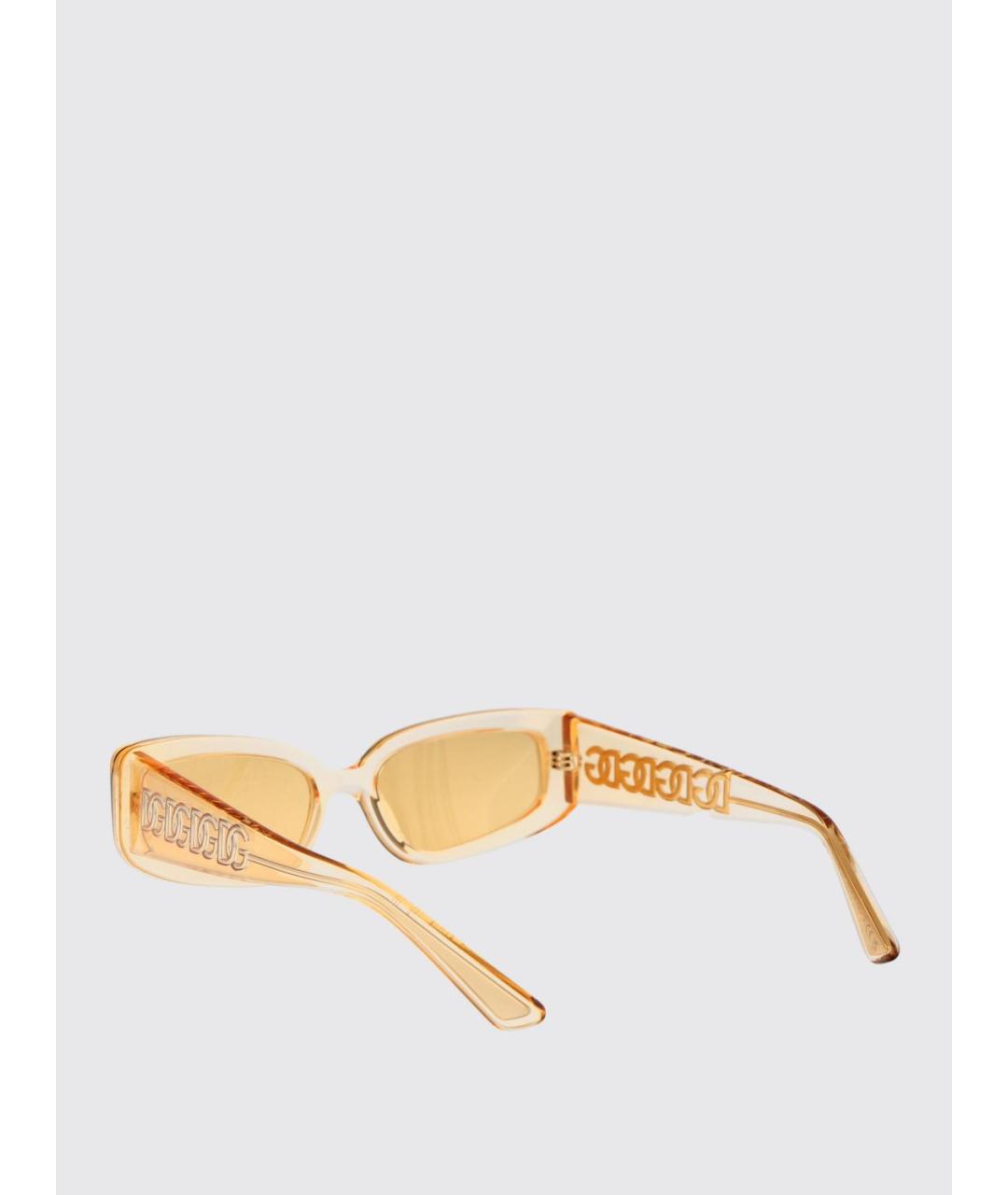 DOLCE&GABBANA Оранжевое солнцезащитные очки, фото 3