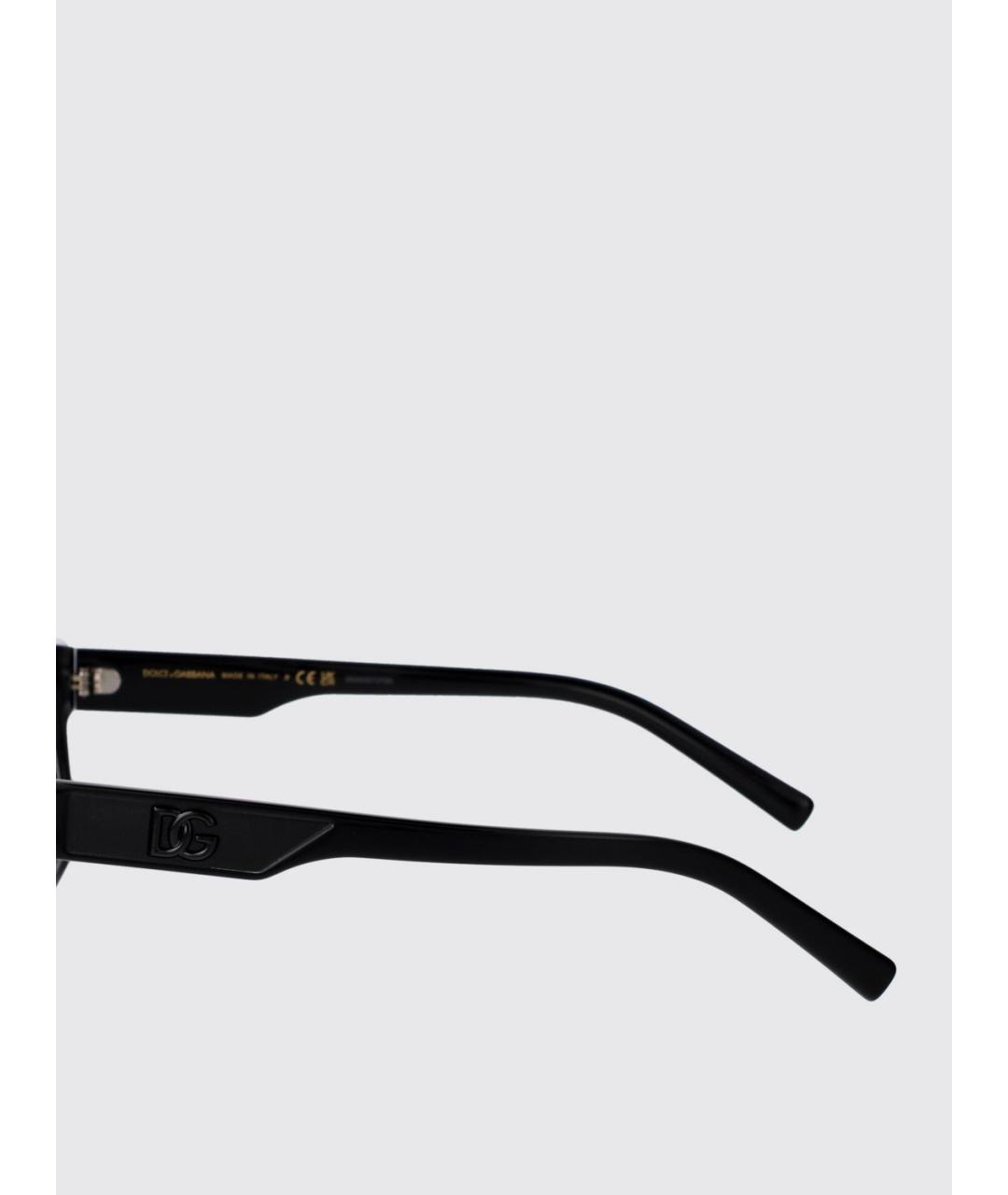 DOLCE&GABBANA Черные солнцезащитные очки, фото 4
