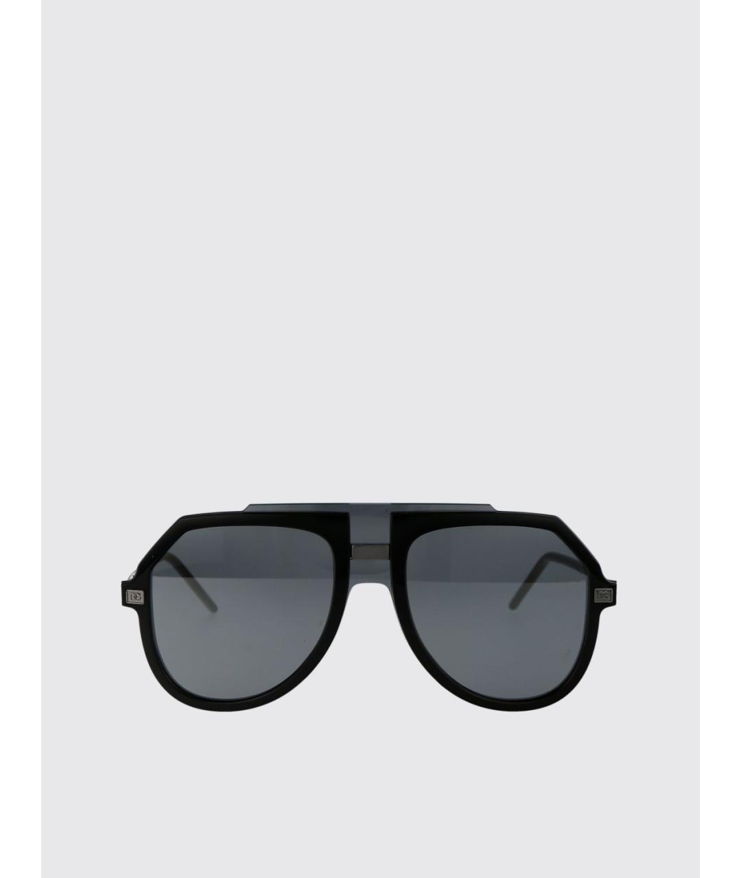 DOLCE&GABBANA Черные солнцезащитные очки, фото 2