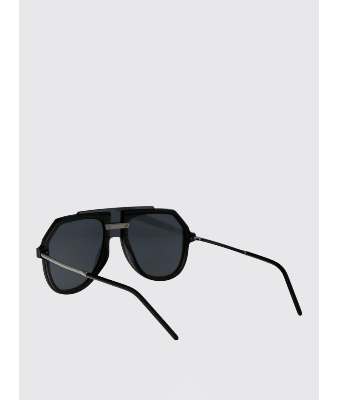 DOLCE&GABBANA Черные солнцезащитные очки, фото 3
