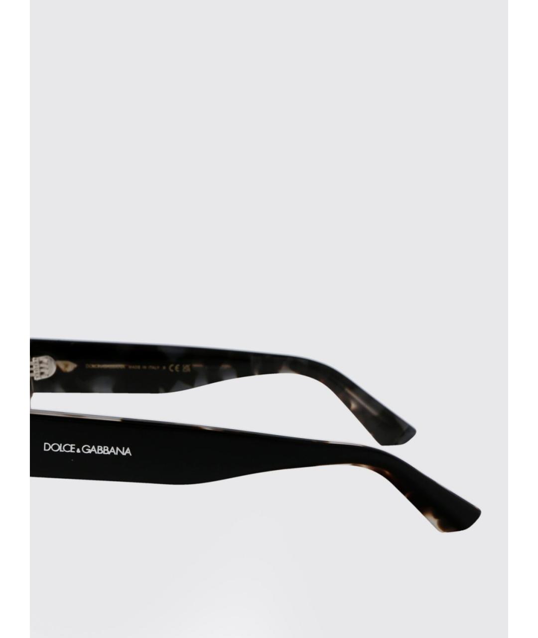 DOLCE&GABBANA Черные солнцезащитные очки, фото 4