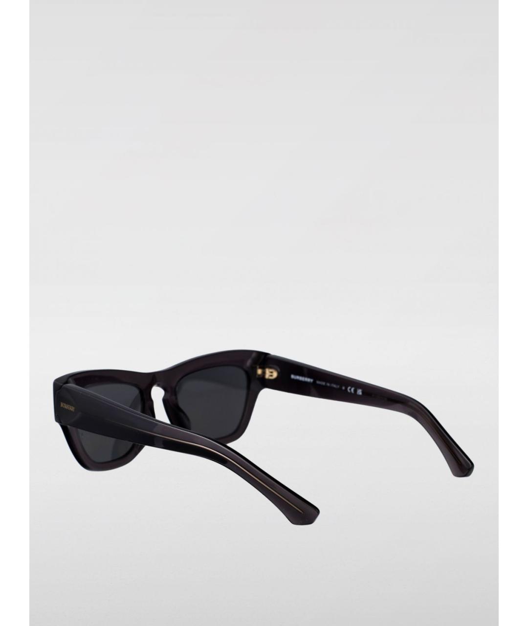 BURBERRY Антрацитовые солнцезащитные очки, фото 3
