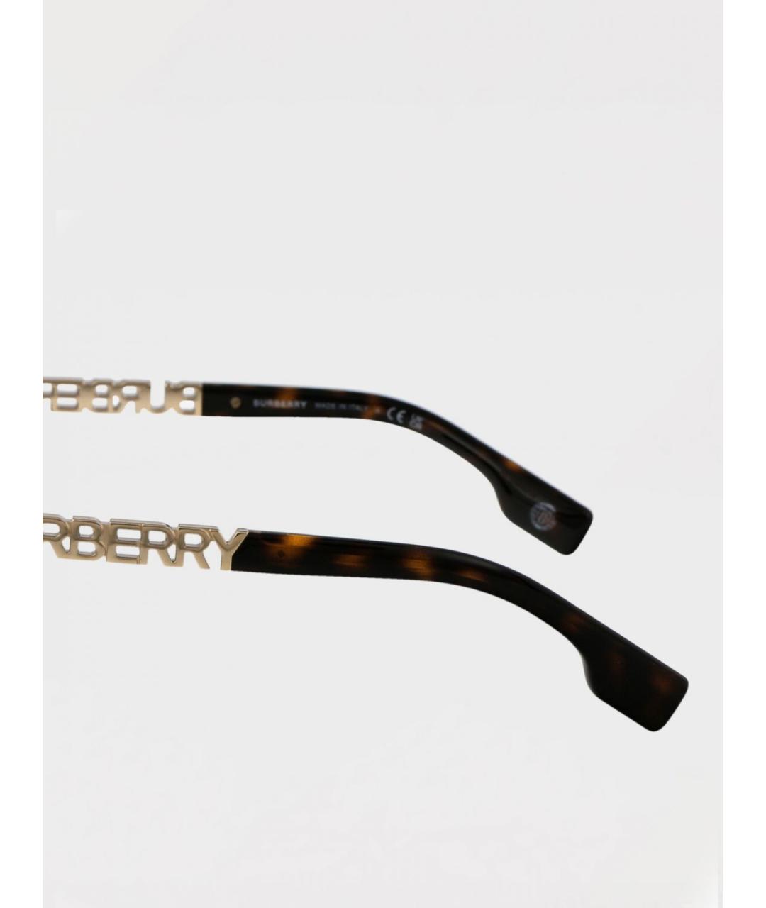 BURBERRY Коричневые солнцезащитные очки, фото 4