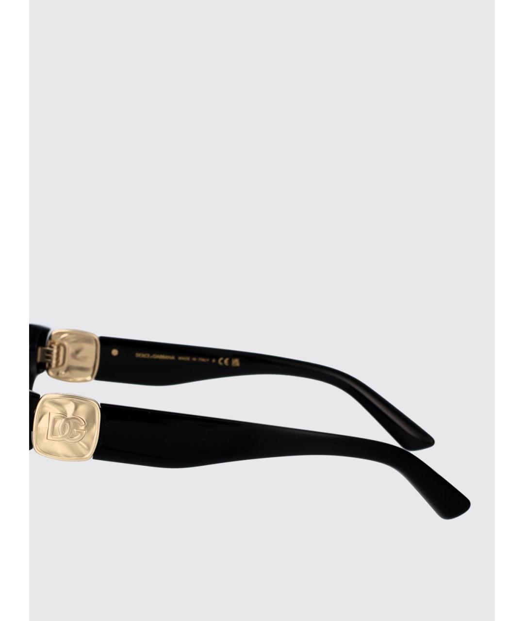 DOLCE&GABBANA Черные солнцезащитные очки, фото 4