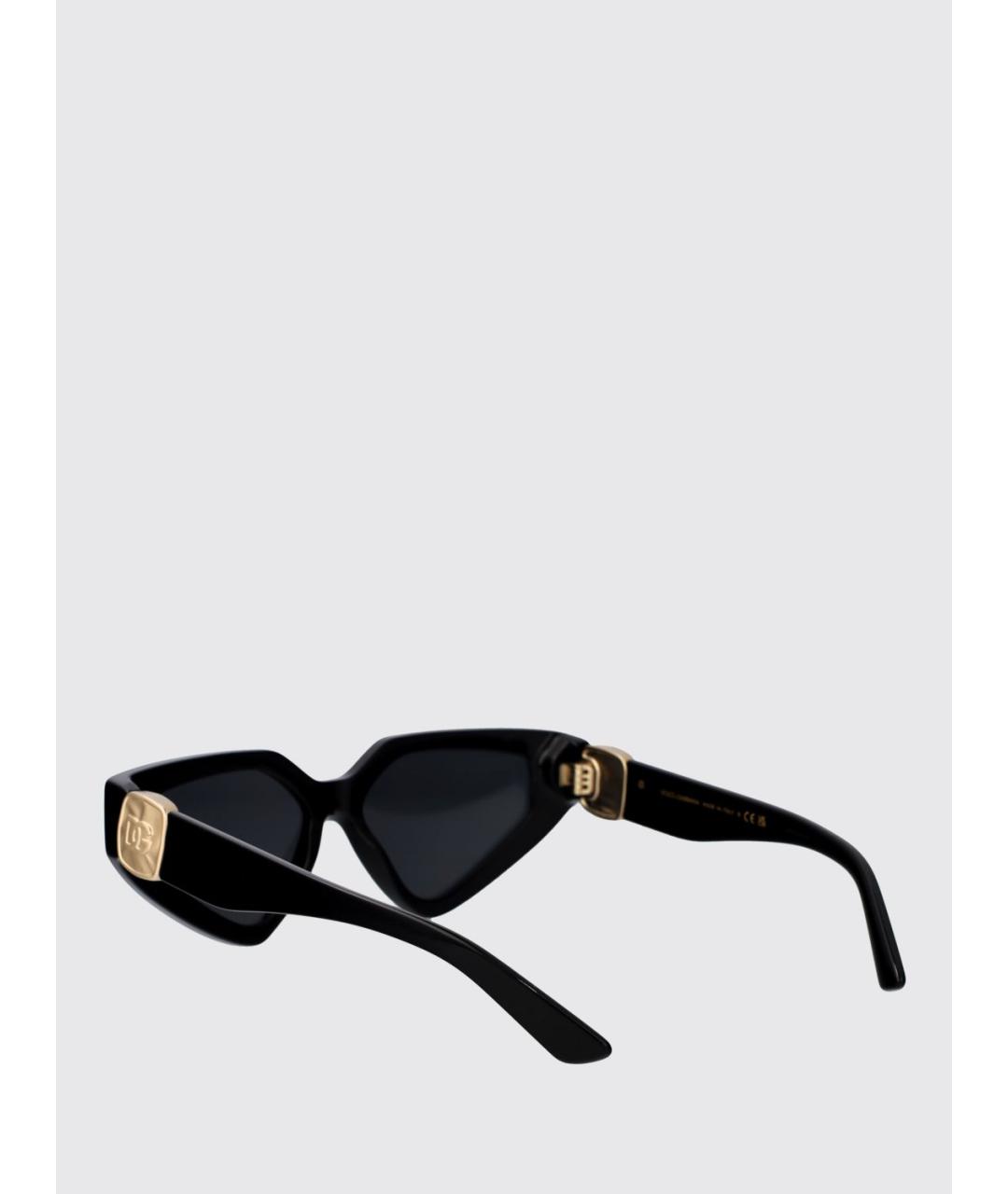 DOLCE&GABBANA Черные солнцезащитные очки, фото 3