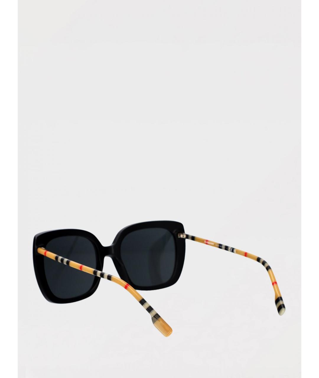 BURBERRY Черные солнцезащитные очки, фото 3