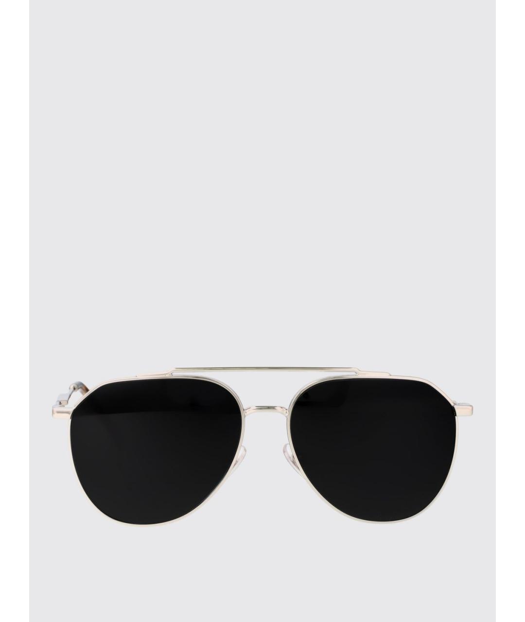 DOLCE&GABBANA Серебряные солнцезащитные очки, фото 2