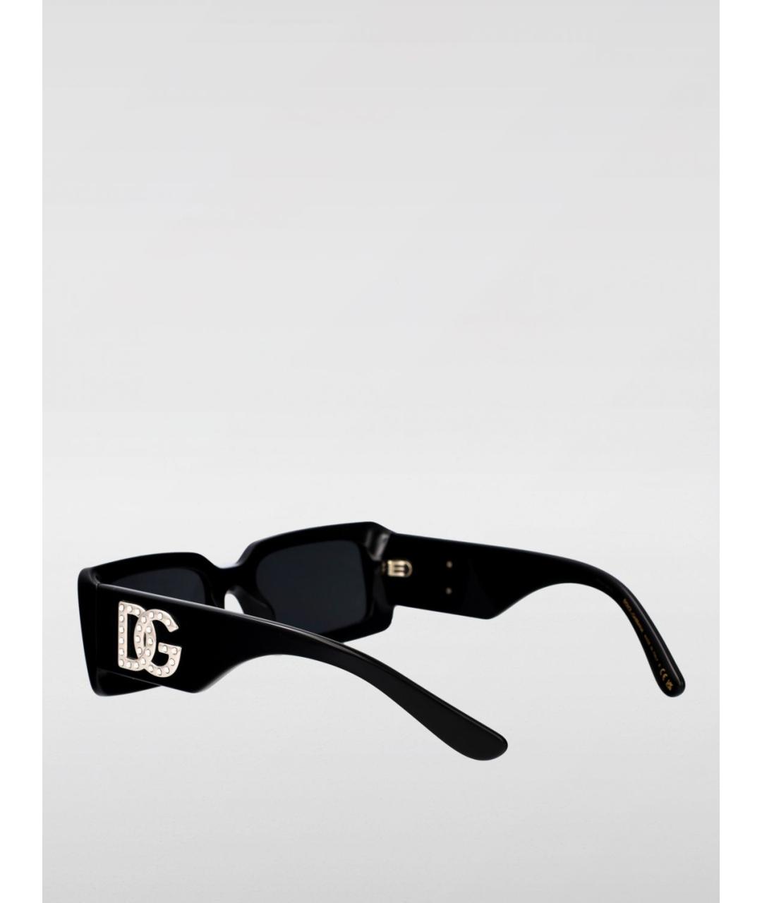 DOLCE&GABBANA Черные солнцезащитные очки, фото 3