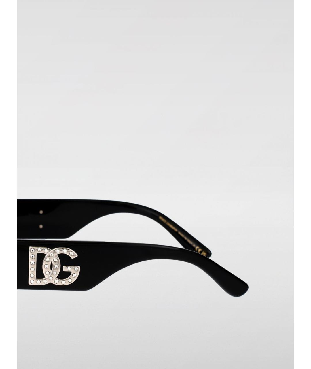 DOLCE&GABBANA Черные солнцезащитные очки, фото 4