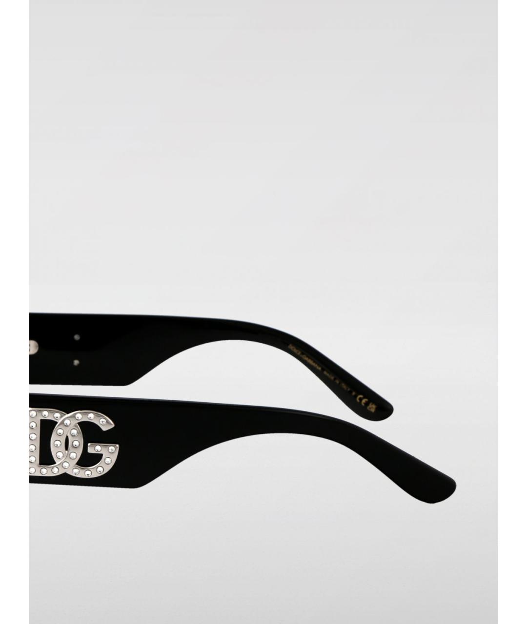 DOLCE&GABBANA Черные солнцезащитные очки, фото 4