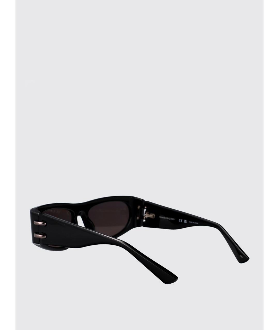 ALEXANDER MCQUEEN Черные солнцезащитные очки, фото 3