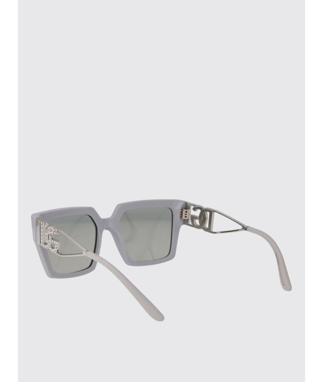 DOLCE&GABBANA Серые солнцезащитные очки, фото 3