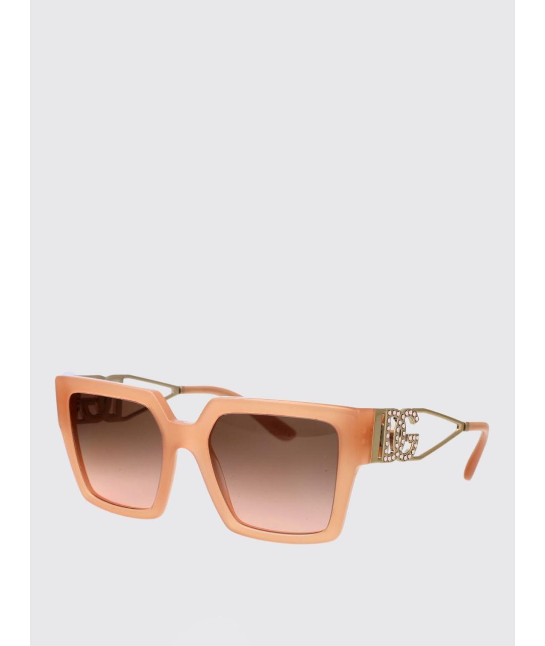DOLCE&GABBANA Розовые солнцезащитные очки, фото 5