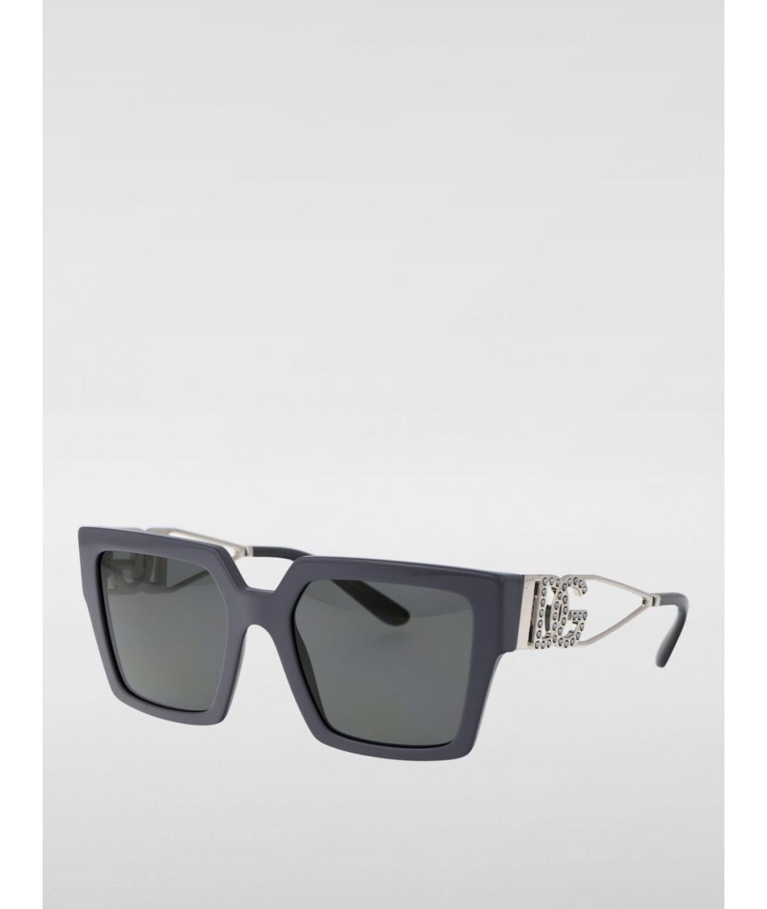 DOLCE&GABBANA Серые солнцезащитные очки, фото 5