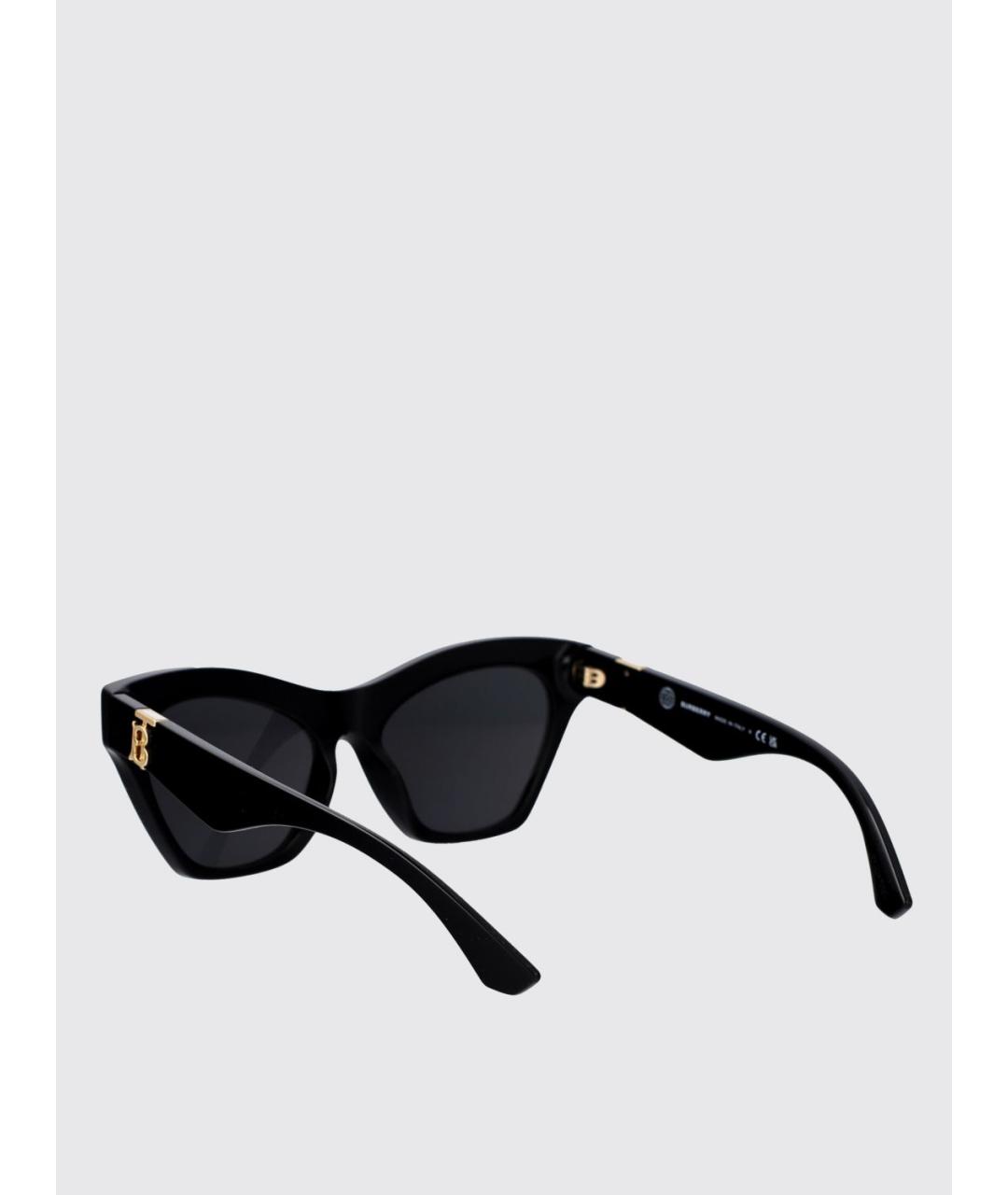 BURBERRY Черные солнцезащитные очки, фото 3