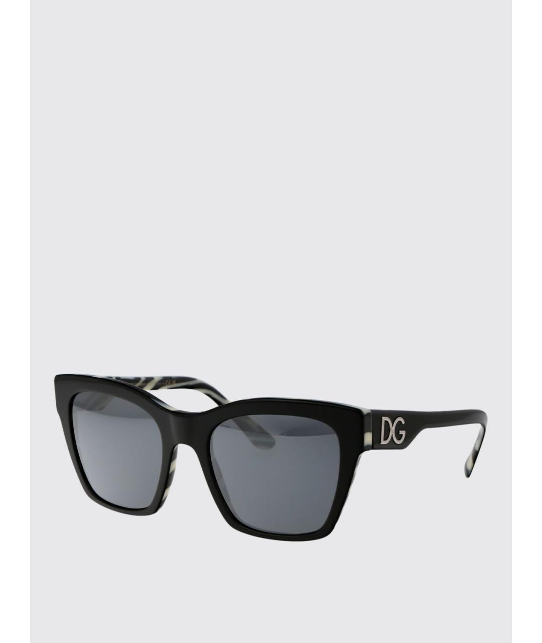 DOLCE&GABBANA Черные солнцезащитные очки, фото 5