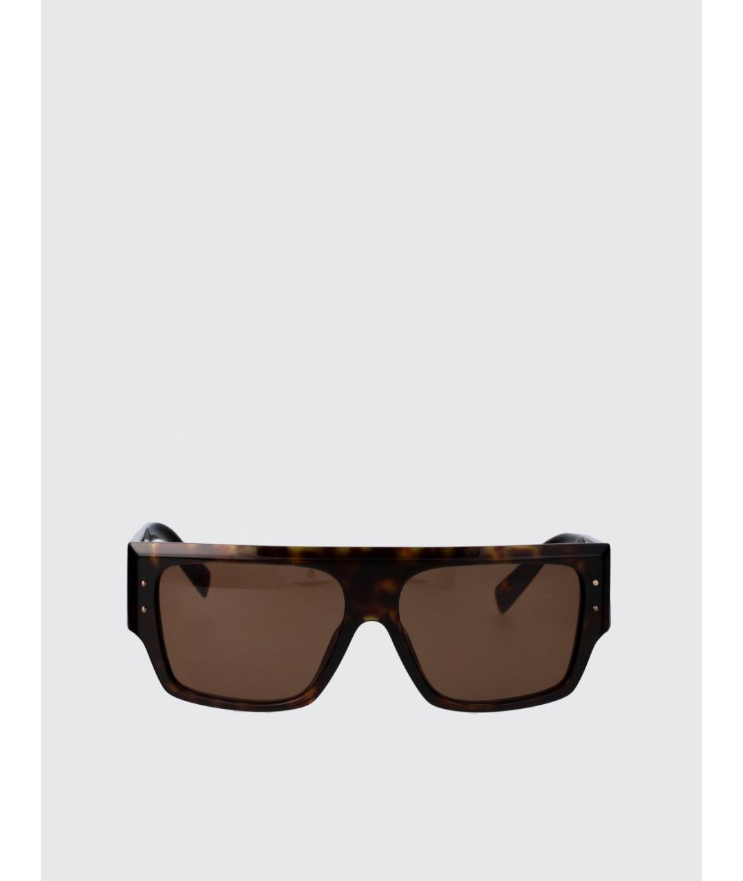 DOLCE&GABBANA Коричневые солнцезащитные очки, фото 2
