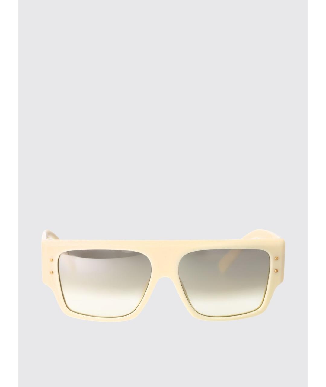 DOLCE&GABBANA Бежевые солнцезащитные очки, фото 2