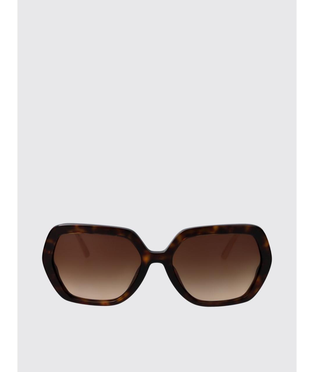 DOLCE&GABBANA Коричневые солнцезащитные очки, фото 2
